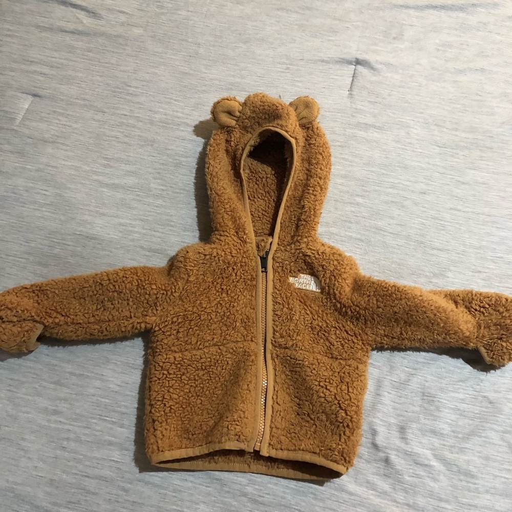 The North Face INFANT Campshire Bear Hoodie Full Zipper BABY Jacket 4320 Brown